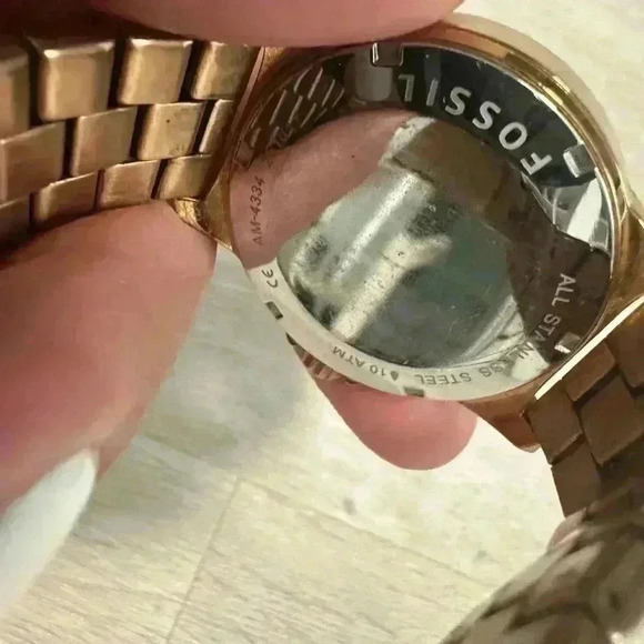 Fossil Rose Gold Watch 10ATM - Picture 9 of 15